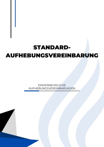 Standard Termination Agreement